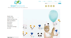 Desktop Screenshot of greenpartygoods.com